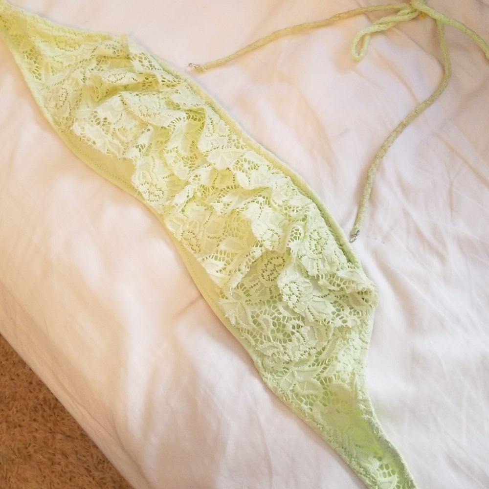 Lime green bandeau